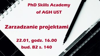 PhD Skills Academy of AGH pt. „Zarządzanie projektami”